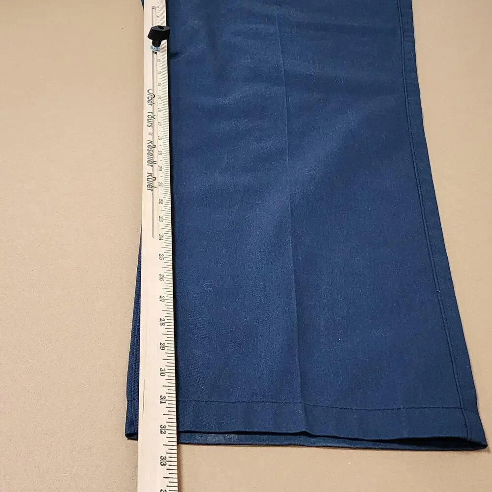 Carhartt Pants Mens 48x32 Blue Chino Relaxed Workwear Big Tall B260 Twill